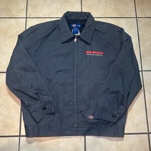 Dickies Eisenhower Jacket Mens Large Quilted Logo Patch Insulated Workwear